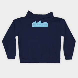 Star riding through clouds- Virginia Woolf Kids Hoodie